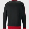 Ac milan puma ftblheritage t7 raglan full zip black track jacket
