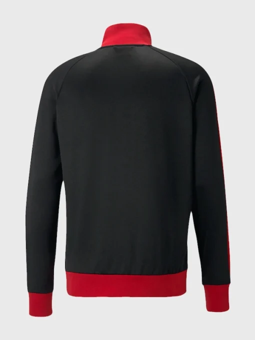 Ac milan puma ftblheritage t7 raglan full zip black track jacket