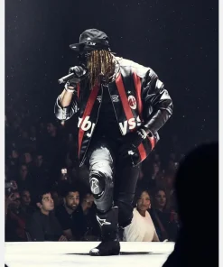 Abyss R80 Milan Leather Jacket Red & Black