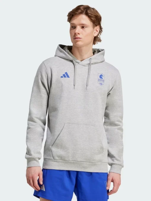 Adidas boston marathon grey hoodie 2025