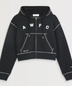 Arsenal-AWFC-Womens-Black-Zip-Hoodie