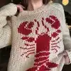 Bailey Rose Lobster Sweater