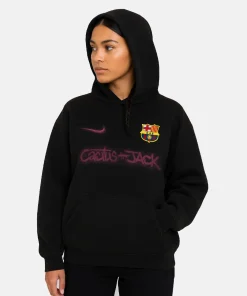 Barcelona Travis Scott CJ x Nike x FCB Spray Logo Hoodie