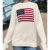 Brandy american flag sweater