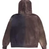 Cj x nike split dye crest hoodie