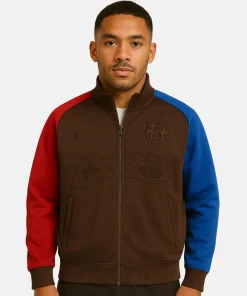 CJ x Nike x FCB BARÇA Retro Zip Anthem Jacket