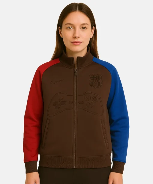 CJ x Nike x FCB BARÇA Retro Zip Anthem Jacket women