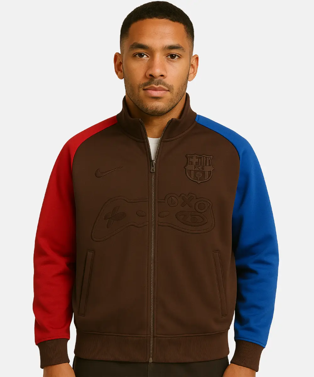 CJ x Nike x FCB BARÇA Retro Zip Anthem Jacket - JIACCA