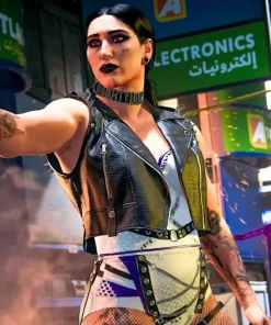 Call of duty rhea ripley black biker vest
