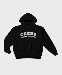Ceebs cant be bothered hoodie black