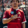 Charles leclerc ferrari drivers t shirt red