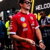 Charles leclerc errari drivers motorsport tee red
