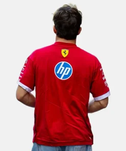 Charles leclerc ferrari tee red