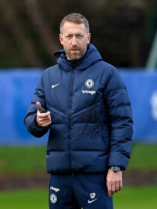 Chelsea blue puffer jacket