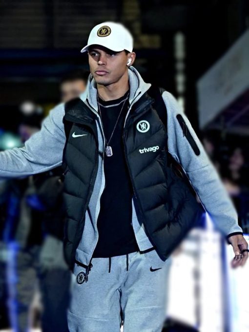 Chelsea f.c black puffer vest