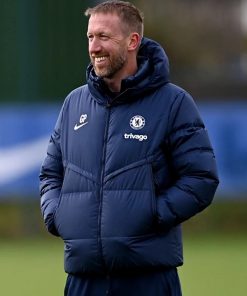 Chelsea f.c blue puffer hooded jacket for sale