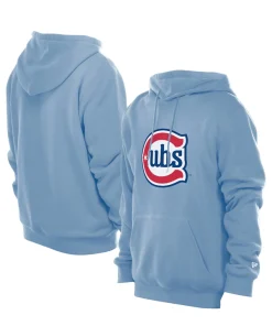 Chicago cubs new era light blue hoodie
