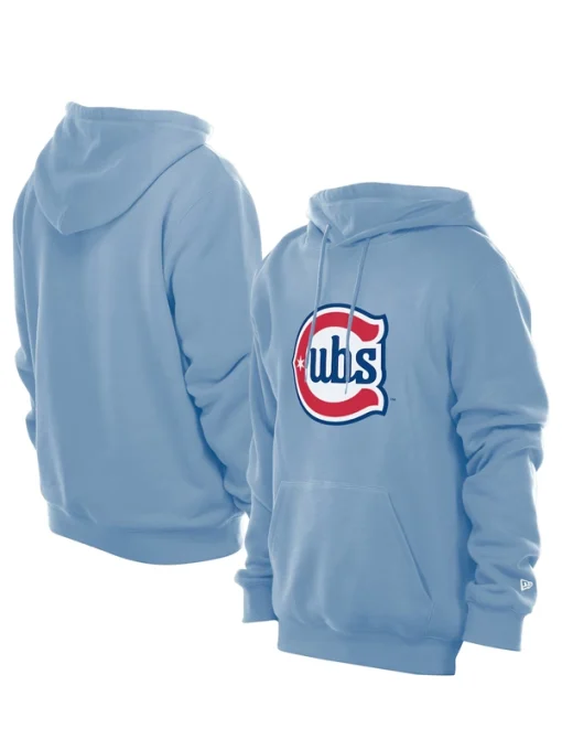 Chicago cubs new era light blue hoodie