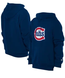 Chicago cubs new era star alternative logo pullover hoodie blue
