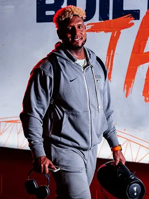 Houston astros nike travel hoodie grey