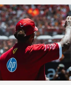 Lewis hamilton ferrari t shirt red