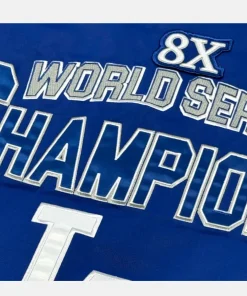 Los Angeles Dodgers G-III 2025 8X World Series Champion Lightweight Varsity Jacket