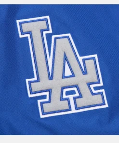 Los Angeles Dodgers Mitchell & Ness Royal Cooperstown Collection Vintage Logo Full-Zip Hoodie Windbreaker Jacket