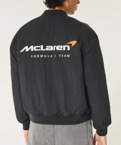 Mclaren Black Bomber Jacket