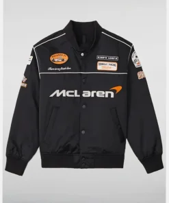 Mclaren Black Graphic Bomber Jacket