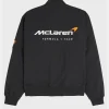 Mclaren Black Graphic Bomber Jacket Sale