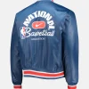 Men NBA Nike Blue 75th Anniversary Courtside Jacket