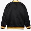 Men's Black Boston Bruins Lightweight Satin Raglan Full-Snap Jacket
