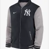 Men's Nike MLB  New York Yankees Authentic Collection Dugout Full-Zip Bomber Jacket