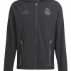 Mens real madrid adidas tiro vis tech competition jacket black