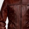 Mens-Shirt-Style-Distressed-Brown-Leather-Jacket-667x800
