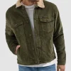 Men's Wrangler Corduroy Trucker Jacket Gren
