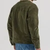 Men's Wrangler® Sherpa Lined Corduroy Trucker Jacket - Green