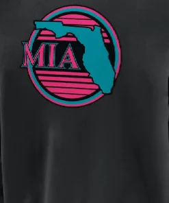 Miami Marlins Nike Black 2025 City Connect Authentic Bomber Jacket