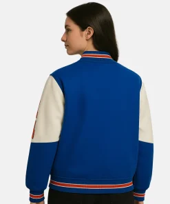Mitchell & Ness Knicks Team History Varsity Blue Jacket