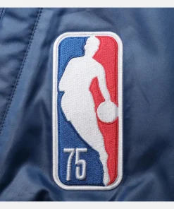 NBA Nike 75th Anniversary Courtside Satin Full-Snap Jacket