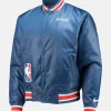NBA Nike Blue 75th Anniversary Courtside Jacket