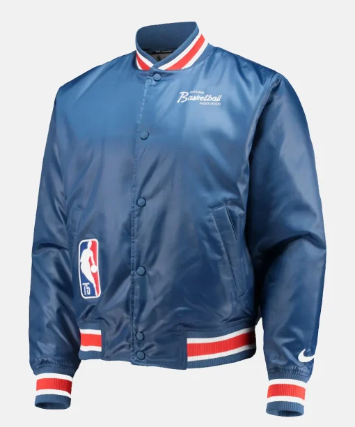 NBA Nike Blue 75th Anniversary Courtside Jacket