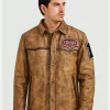 NHSFR 2025 Contestant Brown Leather Jacket Men