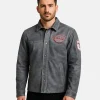 NJHFR 2025 Contestant Distressed Leather Jacket Grey