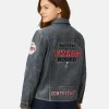 NJHFR 2025 Contestant Distressed Leather Jacket Women