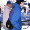 Ny knicks timothee chalamet jacket blue