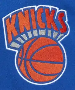 New York Knicks Team OG 2.0 Mitchell & Ness Royal Blue Hoodie