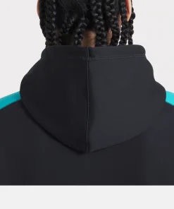 Nike Men's Miami Marlins Nike Black 2025 City Connect Authentic Collection Therma Pullover Hoodie