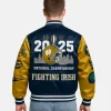 Notre Dame Fighting Irish 2025 NC Blue Varsity Jacket