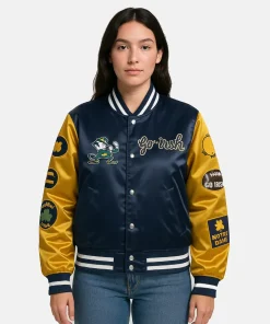 Notre Dame Fighting Irish 2025 Varsity Jacket Blue